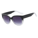 Darrahopens Fashion > Women's Fashion > Women's Accessories Cat-Eye Gradient Frame Sunglasses, Fashion Sunglasses, Minimalist UV Protection