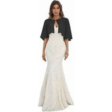 Darrahopens Fashion > Women's Fashion > Women's Accessories Chiffon Capelet Shawl Wrap for Women Evening Dress Wedding, Button Front Lightweight Flowing Design with Two Wearing Styles, Hand Wash Cold for Easy Care In Australia - Darrahopens