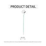 Darrahopens Fashion > Women's Fashion > Women's Accessories Chinese Style Wind Flower Snow Hairpin Green Hanfu Headdress Women Girls