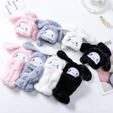 Darrahopens Fashion > Women's Fashion > Women's Accessories Cinnamoroll Kawaii Flannel Gloves Sanrio Harajuku Style Soft White Y2K
