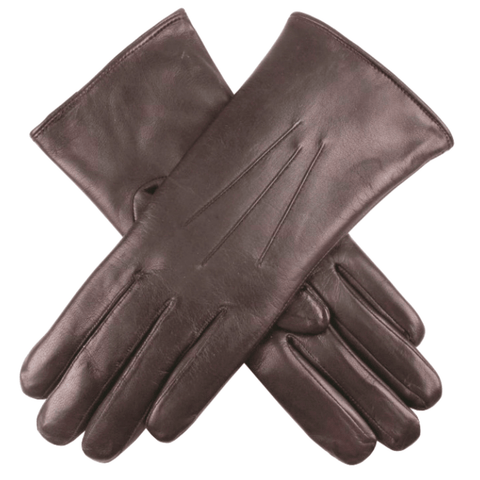 Darrahopens Fashion > Women's Fashion > Women's Accessories DENTS Ladies Premium Kangaroo Leather Cashmere Lined Gloves Womens - Chocolate In Australia - Darrahopens