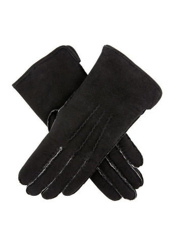 Darrahopens Fashion > Women's Fashion > Women's Accessories DENTS Ladies Womens Hand Sewn Real Lambskin Premium Gloves Hannah - Black In Australia - Darrahopens