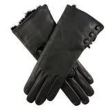 Darrahopens Fashion > Women's Fashion > Women's Accessories DENTS Sophie Womens Leather Gloves w Rabbit Fur Cuffs Wool Lined Ladies In Australia - Darrahopens