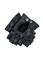 Darrahopens Fashion > Women's Fashion > Women's Accessories Dents Women’s Leather Fingerless Keyhole Driving Gloves - Black In Australia - Darrahopens