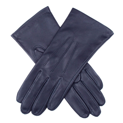 Darrahopens Fashion > Women's Fashion > Women's Accessories Dents Womens Elizabeth Silk Lined Leather Gloves - Navy In Australia - Darrahopens