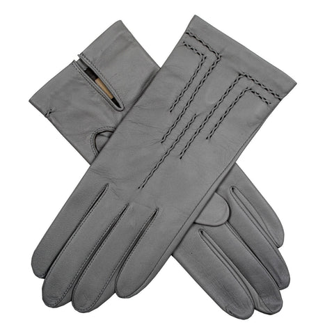 Darrahopens Fashion > Women's Fashion > Women's Accessories Dents Womens Leather Gloves With Button Detail, Elastic Palm & Silk Feel Lining In Australia - Darrahopens