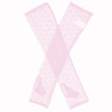 Darrahopens Fashion > Women's Fashion > Women's Accessories Dents Womens Long Tulle Flock Dot Fingerless Mittens Gloves - Pink