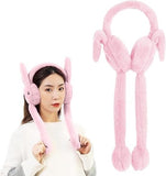 Darrahopens Fashion > Women's Fashion > Women's Accessories Earmuffs - Warm earmuffs - Cute earmuffs for female students - Winter earmuffs - Hearing protectors - Pink