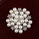 Darrahopens Fashion > Women's Fashion > Women's Accessories Elegant Women's Pearl Brooch, Floral Crystal and Pearl Brooch for Women's Dance Party Wedding Bride Fashion Jewelry