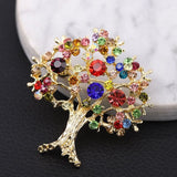 Darrahopens Fashion > Women's Fashion > Women's Accessories "Everlasting Growth" Tree Crystal Brooch: Carving Eternal Life with Sparkling Branches, Infusing Daily Wear with the Poetic Guarding Power of Nature