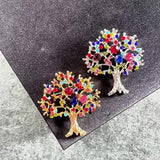 Darrahopens Fashion > Women's Fashion > Women's Accessories "Everlasting Growth" Tree Crystal Brooch: Carving Eternal Life with Sparkling Branches, Infusing Daily Wear with the Poetic Guarding Power of Nature