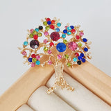Darrahopens Fashion > Women's Fashion > Women's Accessories "Everlasting Growth" Tree Crystal Brooch: Carving Eternal Life with Sparkling Branches, Infusing Daily Wear with the Poetic Guarding Power of Nature