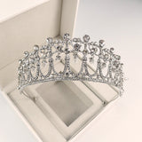 Darrahopens Fashion > Women's Fashion > Women's Accessories Exquisite Handmade Bridal Pearl and Rhinestone Crown - K9 White Crystal Princess Tiara for Weddings and Birthdays