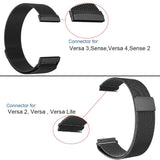 Darrahopens Fashion > Women's Fashion > Women's Accessories Fitbit Versa 2 3 4 Lite Sense Band Replacement Magnetic Milanese Bracelet Rose Pink Watch Strap
