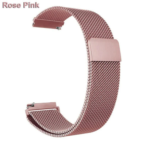 Darrahopens Fashion > Women's Fashion > Women's Accessories Fitbit Versa 2 3 4 Lite Sense Band Replacement Magnetic Milanese Bracelet Rose Pink Watch Strap
