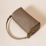 Darrahopens Fashion > Women's Fashion > Women's Accessories Genuine Leather Boston Bag - Mini Barrel Crossbody & Top Handle Purse(black)