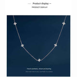 Darrahopens Fashion > Women's Fashion > Women's Accessories Gold Lucky Four Leaf Clover Necklace Women Delicate Clavicle Chain Sparkling Zirconia Charm Necklace Gift for Her