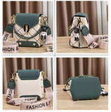 Darrahopens Fashion > Women's Fashion > Women's Accessories Green Stylish Korean Minimalist Crossbody Bag - Elegant Small Square Shoulder Bag with Phone Pocket