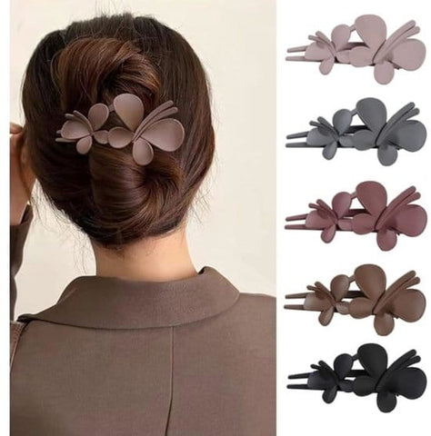 Darrahopens Fashion > Women's Fashion > Women's Accessories Hair Clips - Butterfly Hair Clips - Large Hair Clips - Matte Duckbill Hair Clips for Women - Alligator Hair Clips for Women - Girls - 5 Pieces