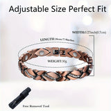 Darrahopens Fashion > Women's Fashion > Women's Accessories Leaf Magnetic Therapy Bracelet with Rhinestones - Geometric Stylish Wristband & Wellness Jewelry, Free Removel Tool(Sliver)