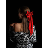 Darrahopens Fashion > Women's Fashion > Women's Accessories Long Bow Hair Clips for Women Hair Accessories-Red