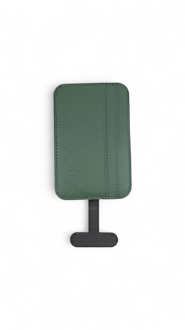 Darrahopens Fashion > Women's Fashion > Women's Accessories Lovefone Genuine Leather Weave Wallet with Magsafe - Green