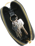 Darrahopens Fashion > Women's Fashion > Women's Accessories Mini Keychain Pouch/Coin Holder - Key Holder, Coin Organizer, Wallet for Women and Men, Keychain Protector (Black)