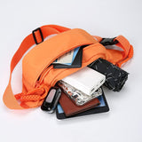 Darrahopens Fashion > Women's Fashion > Women's Accessories Orange Women's Fashion Crossbody Sling Bag Large Capacity Casual Shoulder Bag Waterproof Nylon Waist Pack for Travel Sports(Style One)