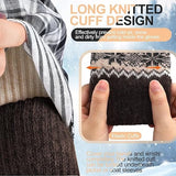 Darrahopens Fashion > Women's Fashion > Women's Accessories Pack of 3 pairs - Warm winter gloves for women - Extra thick - Knitted imitation - Suitable for cold winter weather (style D)