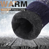 Darrahopens Fashion > Women's Fashion > Women's Accessories Pack of 3 pairs - Warm winter gloves for women - Extra thick - Knitted imitation - Suitable for cold winter weather (style D)