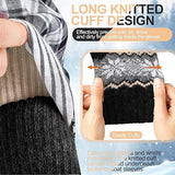 Darrahopens Fashion > Women's Fashion > Women's Accessories Pack of 3 pairs - Warm winter gloves for women - Extra thick - Knitted imitation - Suitable for cold winter weather (style E)