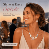 Darrahopens Fashion > Women's Fashion > Women's Accessories Pink Elegant Oil Drip Necklace and Earrings Set for Women, Irregular Design Alloy Jewelry Set, Fashion Statement Pendant Necklace with Drop Earrings, Blue Green Enamel Jewelry Gift Set with Jewelry Box Included In Australia - Darrahopens