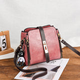 Darrahopens Fashion > Women's Fashion > Women's Accessories Pink Fashion Women's Bucket Bag - Summer Crossbody Shoulder Handbag with Keychain