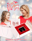 Darrahopens Fashion > Women's Fashion > Women's Accessories Platinum heart-shaped projection necklace, engraved with 100 ways to say "I love you," paired with matching heart-shaped earrings, presented in a rose-adorned double-door gift box—a refined gift blending technology and romance.