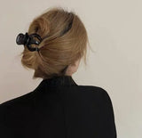 Darrahopens Fashion > Women's Fashion > Women's Accessories Pumpkin clasp hairpin accessory-MatteBlack