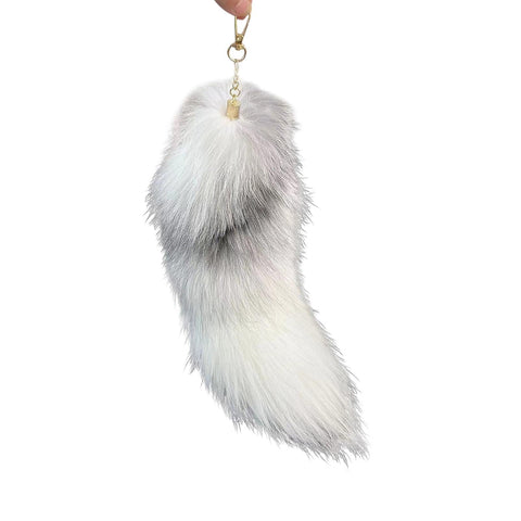 Darrahopens Fashion > Women's Fashion > Women's Accessories Raccoon Tail Keychain Artificial Soft Fur Pendant Backpack Bag Decorative Ornament Key Ring