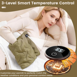 Darrahopens Fashion > Women's Fashion > Women's Accessories Rechargeable Hand Warmer Muff, USB Electric Heating Pad with Digital Display Temperature Control, 3 Heat Levels Portable Far Infrared Heated Cushion for Outdoor Winter Use Men Women(orange)