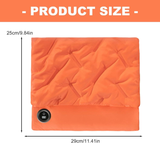 Darrahopens Fashion > Women's Fashion > Women's Accessories Rechargeable Hand Warmer Muff, USB Electric Heating Pad with Digital Display Temperature Control, 3 Heat Levels Portable Far Infrared Heated Cushion for Outdoor Winter Use Men Women(orange)