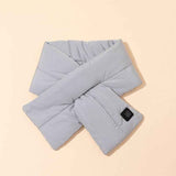Darrahopens Fashion > Women's Fashion > Women's Accessories Rechargeable Thickened Heated Scarf Dark Gray