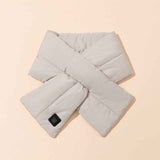 Darrahopens Fashion > Women's Fashion > Women's Accessories Rechargeable Thickened Heated Scarf Light Gray