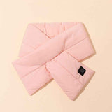 Darrahopens Fashion > Women's Fashion > Women's Accessories Rechargeable Thickened Heated Scarf Pink