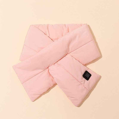 Darrahopens Fashion > Women's Fashion > Women's Accessories Rechargeable Thickened Heated Scarf Pink