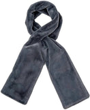 Darrahopens Fashion > Women's Fashion > Women's Accessories Scarf with Concealed Zipper Pocket - Secure Storage Pocket for Keys & Cards - Downy Soft & Warm - Gray