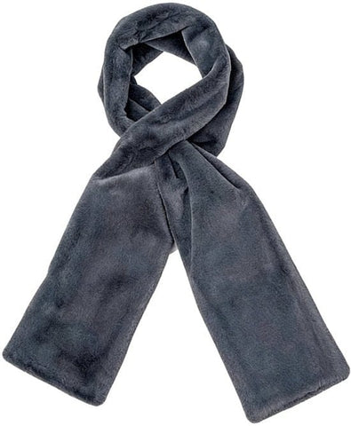 Darrahopens Fashion > Women's Fashion > Women's Accessories Scarf with Concealed Zipper Pocket - Secure Storage Pocket for Keys & Cards - Downy Soft & Warm - Gray