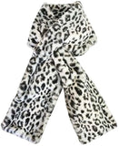 Darrahopens Fashion > Women's Fashion > Women's Accessories Scarf with Concealed Zipper Pocket - Secure Storage Pocket for Keys & Cards - Downy Soft & Warm - Leopard Print