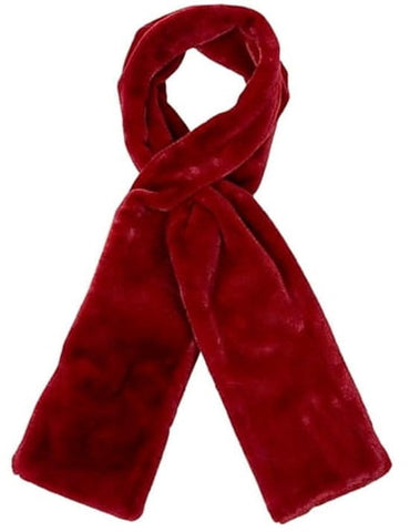 Darrahopens Fashion > Women's Fashion > Women's Accessories Scarf with Concealed Zipper Pocket - Secure Storage Pocket for Keys & Cards - Downy Soft & Warm - Red