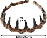 Darrahopens Fashion > Women's Fashion > Women's Accessories Set of Three Retro Non-slip Double-Sided Headbands - Highly elastic retro headband - Suitable for fitness, cosplay, sports, formal occasions and daily use; suitable for women and girls.