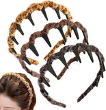 Darrahopens Fashion > Women's Fashion > Women's Accessories Set of Three Retro Non-slip Double-Sided Headbands - Highly elastic retro headband - Suitable for fitness, cosplay, sports, formal occasions and daily use; suitable for women and girls.