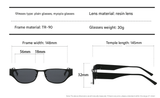 Darrahopens Fashion > Women's Fashion > Women's Accessories Silver Frame Black Sheet Retro Cat-Eye Metal Sunglasses for Women - UV Protection Stylish Streetwear Shades