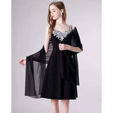 Darrahopens Fashion > Women's Fashion > Women's Accessories Soft Black Chiffon Shawl Wrap 190x45 cm for Wedding Evening Dress, Bridal Cape with Elegant Flowing Design, Lightweight Party Cover In Australia - Darrahopens